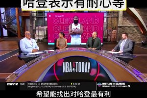 美媒：骑士与哈登即将重新续约 哈登表示有耐心等待
